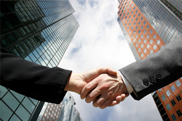 warehouse handshake image